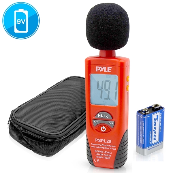 Pyle Sound Level Meter With A And C Frequency Weighting PSPL25